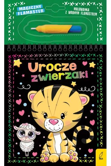 Magiczny flamaster. Urocze zwierzaki - Patrycja Wojtkowiak-Sk�ra