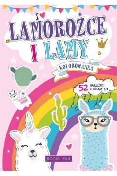 Kolorowanka z naklejkami - Lamoroce i Lamy