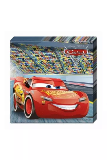 Godan Serwetki papierowe Cars 3 33 x 33 cm