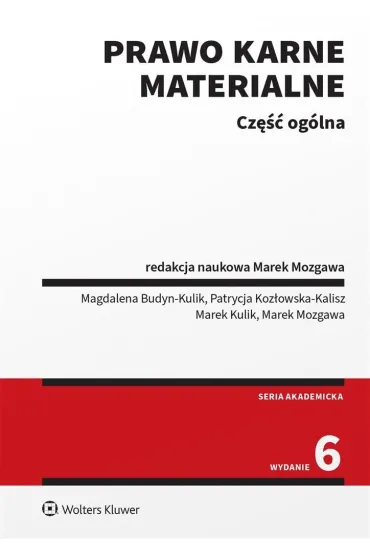 Prawo karne materialne. Cz�� og�lna.