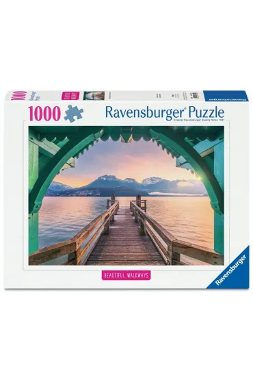Puzzle 1000 Footbridge at Lac d'Annecy Ravensburger