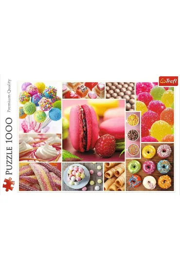 Puzzle 1000 el. Cukierki kola� Trefl