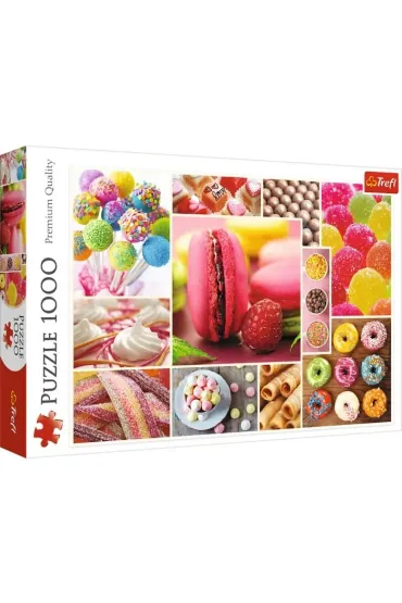 Puzzle 1000 el. Cukierki kola� Trefl