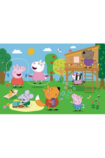 Puzzle maxi 24 el. Peppa Pig. Zabawy na polanie Trefl