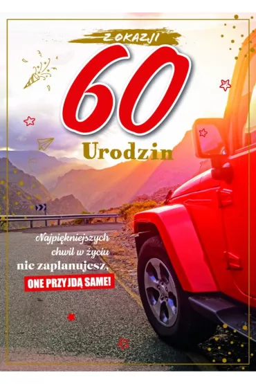 Armin Style Karnet Urodziny 60