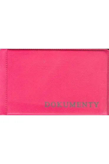 Ok�adka na dokumenty PVC New Colours r�owa BIURFOL KOD-02-03