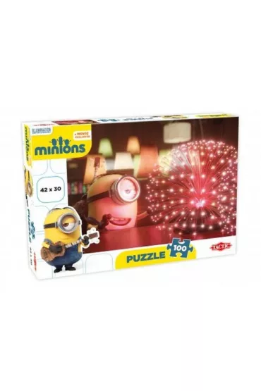 Puzzle 100 el. Minionki audience czerwona Tactic - Minionki