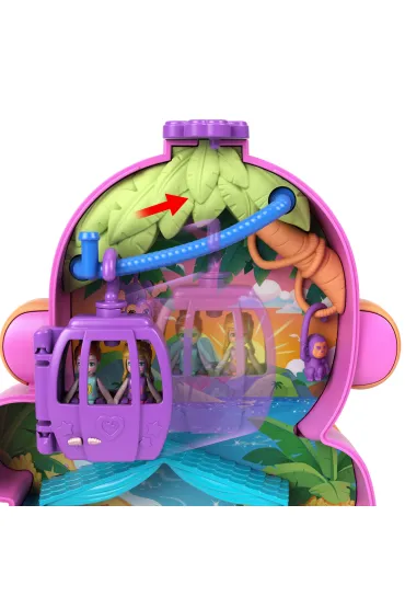 Polly Pocket. Kompaktowa torebka Urocze ma�pki Mattel