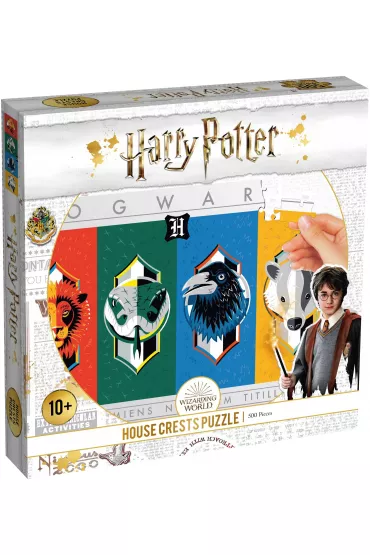 Puzzle 500 el. Harry Potter House Crests Winning Moves