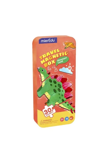 Puzzle Magnetyczne podr�ne Kraina Dinozaur�w mierEdu
