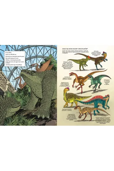 Dinozaury - skamieliny i pi�ra. Naukomiks - M. K. Reed, Joe Flood