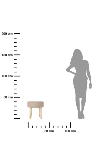 Atmosphera Taboret Adriel be�owy velvet