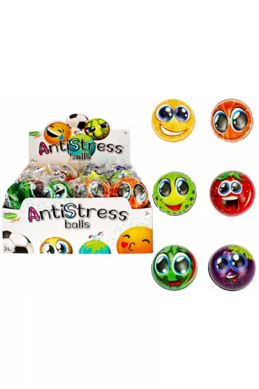 Pi�ka Antystresowa 7cm Owoce MEGA CREATIVE 459817