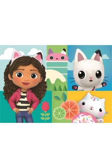 Puzzle 30 el. SuperColor. Koci Domek Gabi Clementoni