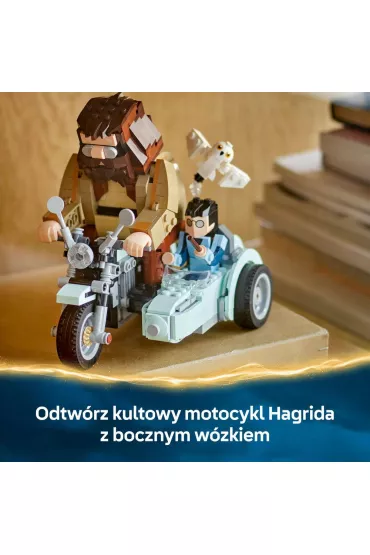LEGO Harry Potter Przeja�d�ka motocyklowa Hagrida i Harry’ego 76443