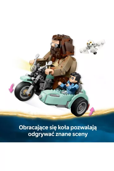 LEGO Harry Potter Przeja�d�ka motocyklowa Hagrida i Harry’ego 76443