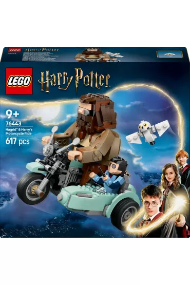 LEGO Harry Potter Przeja�d�ka motocyklowa Hagrida i Harry’ego 76443