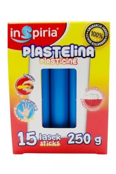 InSpiria Plastelina 250g niebieska