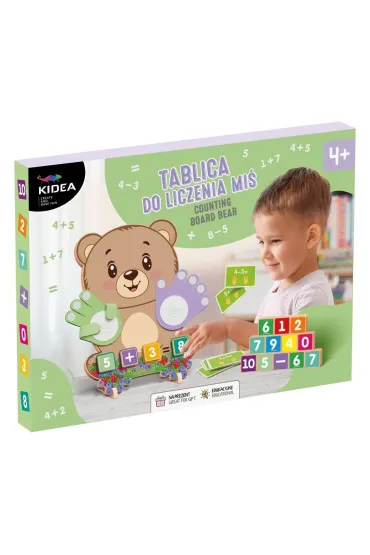 TABLICA DO NAUKI LICZ MIS AKC 31X23X3 KIDEA PUD Derform