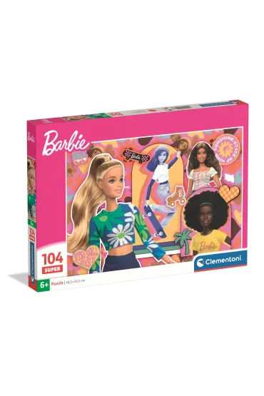 Puzzle 104 elementy Barbie CLEMENTONI 25007