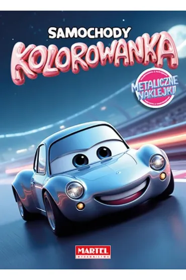 Samochody. Kolorowanka z naklejkami metalicznymi - Maciej  Ratajczyk