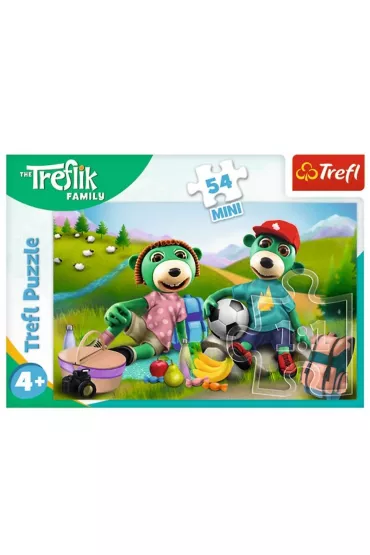 Puzzle mini 54 el. Weso�y �wiat Treflik�w 4