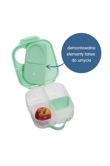 b.box Zestaw Sportowa butelka tritanowa + Mini Lunchbox, Ocean Breeze 450 ml + 1 l