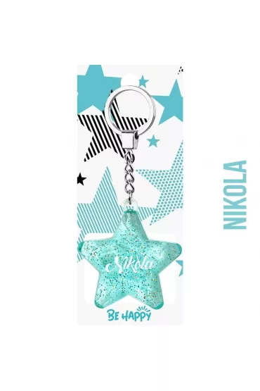 Be-Happy Gifts Brelok Gwiazdka Nikola