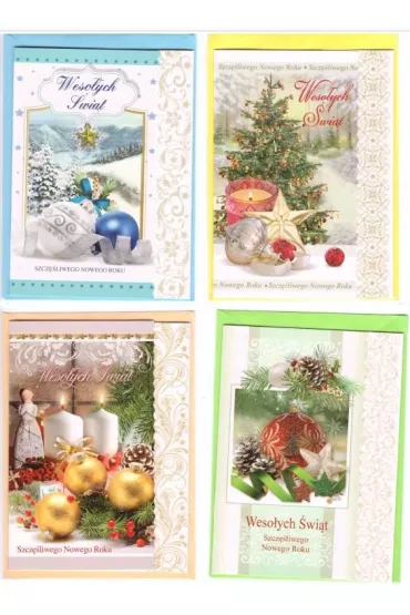 Top Graphic Karnet B6 Bo�e Narodzenie BNM �wieckie (10 szt) MIX