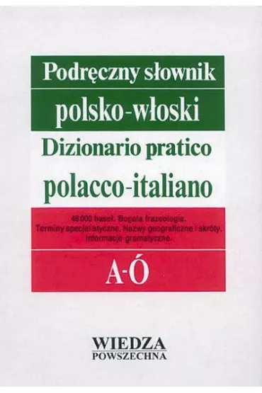 WP Podr�czny s�ownik polsko-w�oski T.1-2 - Wojciech Meisels