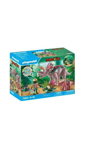 Dinos Playmobil Triceratopsy 71821