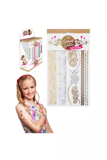 Celebrity tattoos metaliczne tatua�e bpz * Tm Toys