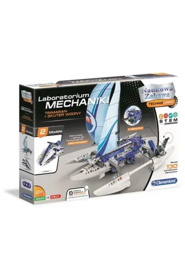 Laboratorium mechaniki. Trimaran i Skuter Wodny Clementoni