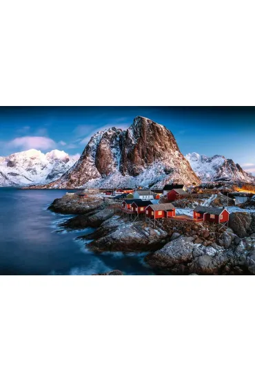 Puzzle 3000 el. Hamnoy na Lofotach Ravensburger