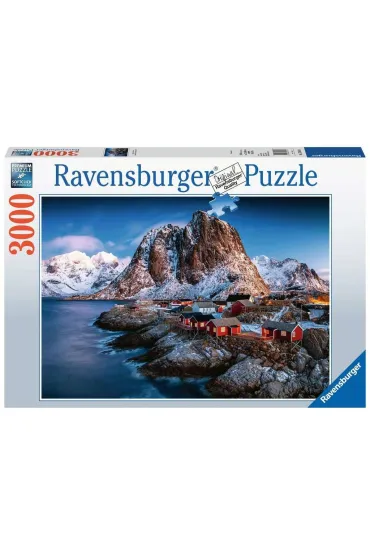 Puzzle 3000 el. Hamnoy na Lofotach Ravensburger