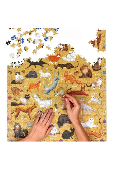 Puzzle Puzzlove CzuCzu 1000 el. Koty Bright Junior Media