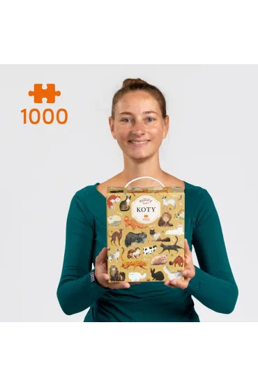 Puzzle Puzzlove CzuCzu 1000 el. Koty Bright Junior Media
