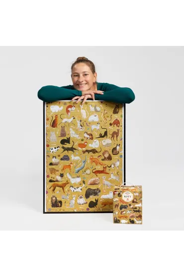 Puzzle Puzzlove CzuCzu 1000 el. Koty Bright Junior Media