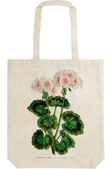 Skona Ting Torba bawe�niana STBAG 94 Bia�a pelargonia