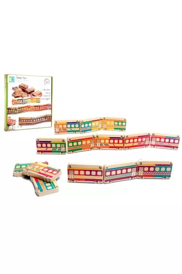 BS toys drewniany poci�g domino Pro Kids