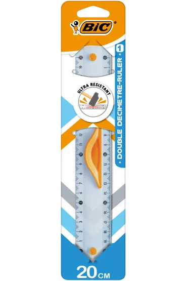 Bic Linijka Double Ruler 20 cm