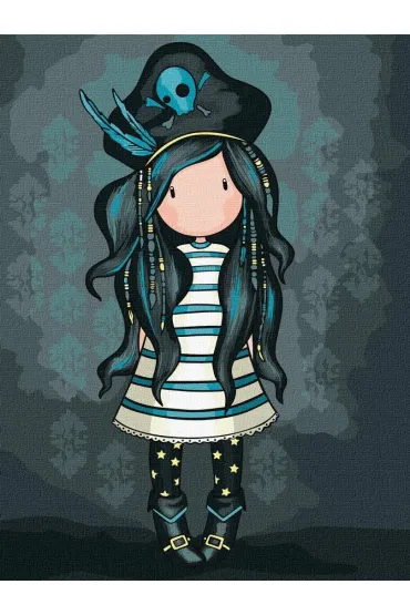 Malowanie po numerach - Black Pearl Kids 30x40cm Ideyka