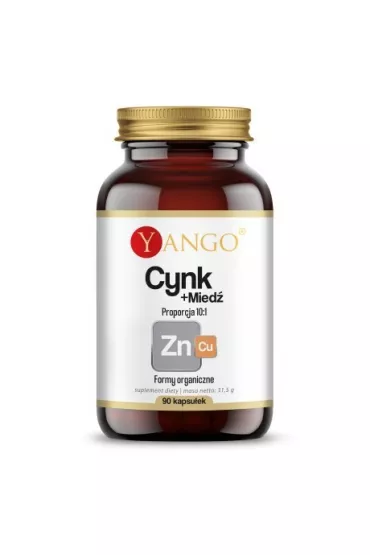 Yango Cynk + Mied� 10:1 Suplement diety 90 kaps.