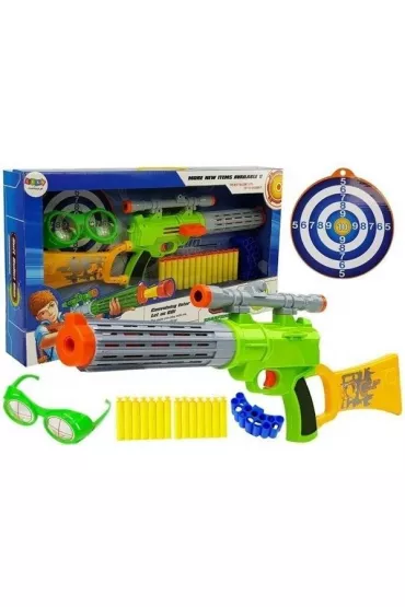 Karabin z tarcz� zielony LeanToys