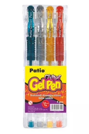 Patio D�ugopis �elowy, brokatowy Glitte w etui 4 kolory