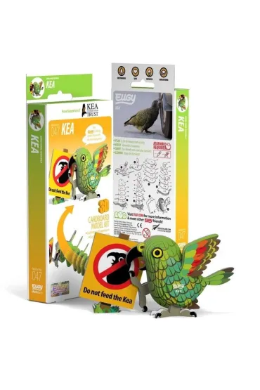 Puzzle Papuga Kea Eugy. Eko Uk�adanka 3D Qelements