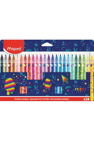 Maped Flamastry Pixel 24 szt.