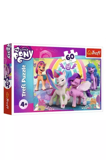 Puzzle 60 el. My Little Pony. Urocze Kucyki Pony Trefl