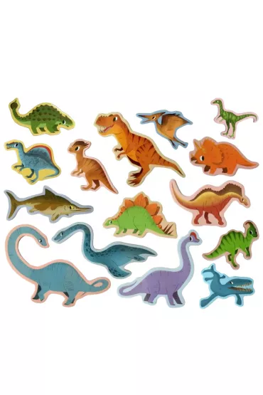 Maksik Du�e dinozaury - zestaw magnes�w