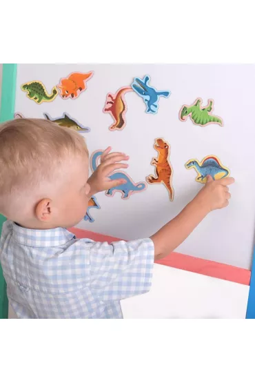 Maksik Du�e dinozaury - zestaw magnes�w